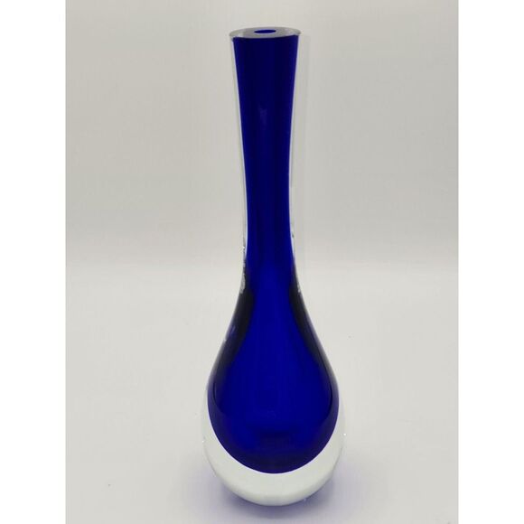 Artel Glass Other - Vintage‎ Cobalt Blue Heavy Art Glass Vase 9"